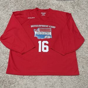 Hockey Jersey Mens Large Red Bauer Pacific Northwest Amateur Hockey Association